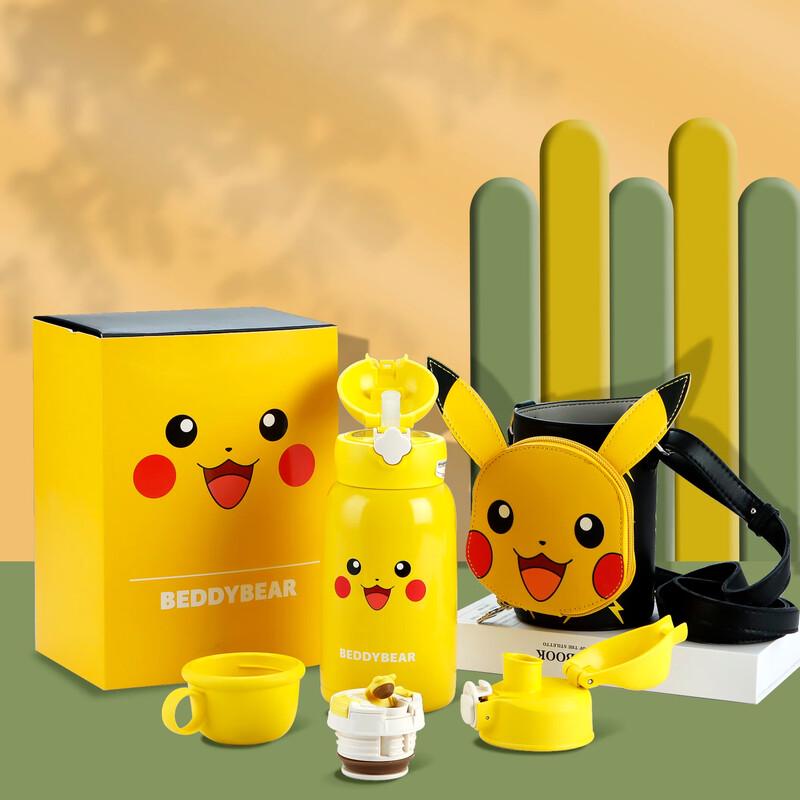 Beddybear 630ml Kids  Stainless Steel Straw Water Bottle