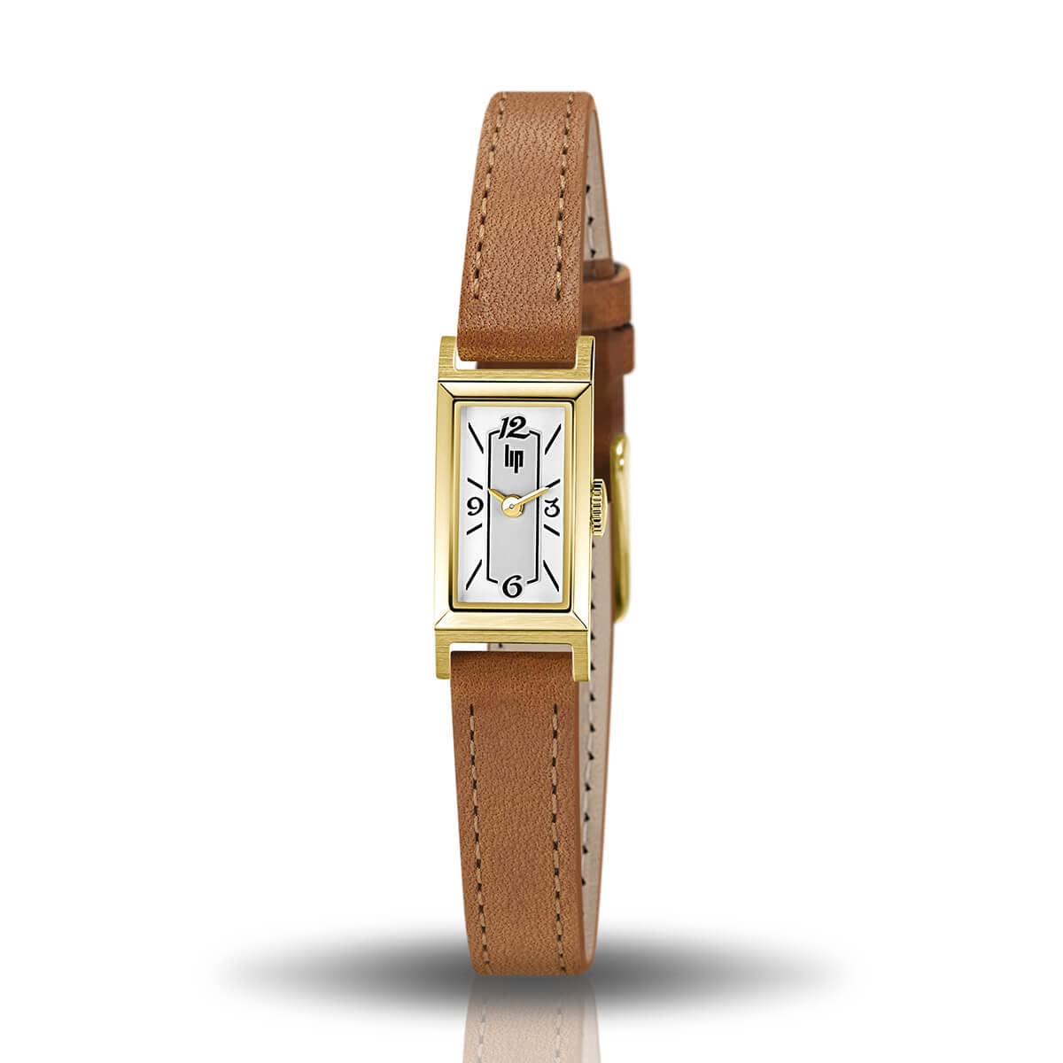 

Authorized Distributor Lip Watch lip671205 T13 Gold Light Brown Leather [LIP] Women s [Churchill]