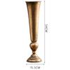 Retro Vases Metal Vase Living Room Aesthetic Design Decoration Flower Bottle Elegant Bedroom Flowerpots Ornaments Accessories