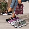 2025 Women's Shoe Printing Design Single Shoes Women's One-pedal Shoes Large Size Fly-woven Single Shoes Comfortable and Breathable Women's Shoes