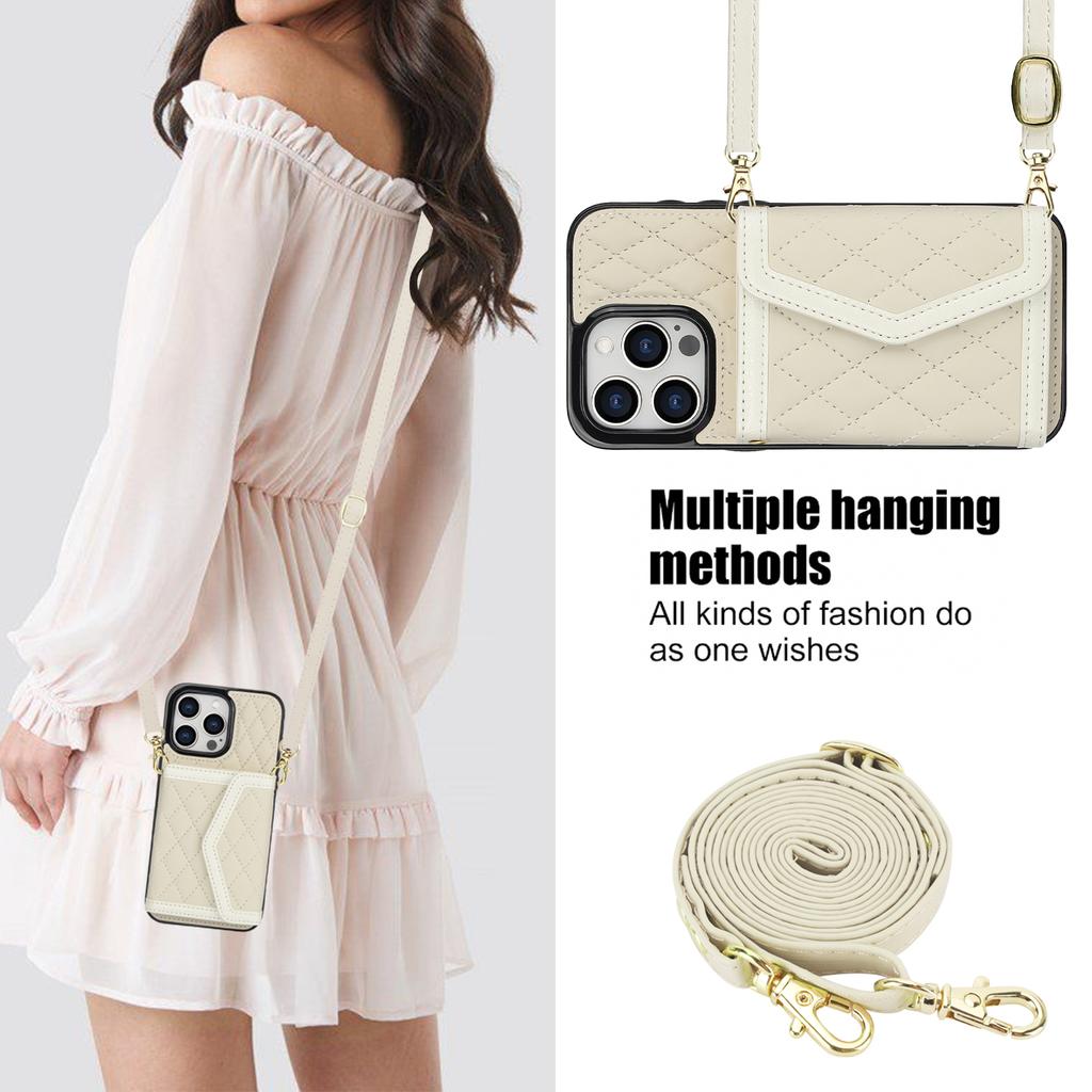 Crossbody RFID Cards Solt Wallet Leather Case For iPhone 15 Pro Max 14 Plus 13 12 11 XS XR 7 8 SE 2025 Purse Diamond Bag Cover