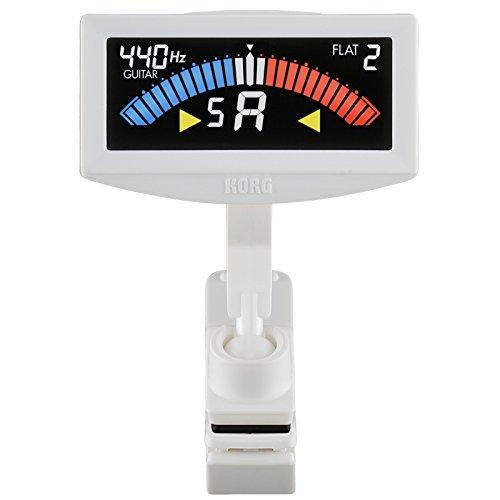 KORG (KORG) Guitar/Bass Clip Tuner PitchCrow-G AW-4G WH White ± 0.1 cent High Accuracy Color Disp...