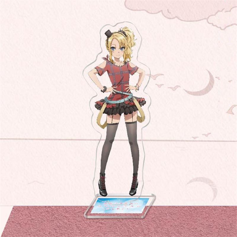 Anime Sakurajima Mai Senpai Acrylic Figure Stand Model Plate Keychain Rascal Does Not Dream of Bunny Girl Desk Decor