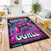 1Pc game theme Printed circular carpet, home door mat, outdoor travel protection carpet B9