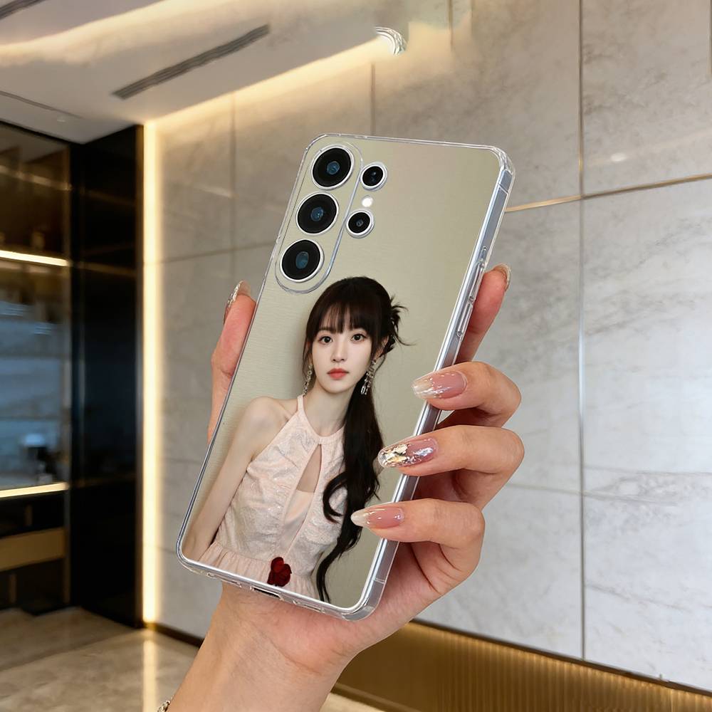 Actress Tian Xiwei Clear Phone Case for Samsung S25, S24, S21, S22, S23, S30, Ultra, S20, Plus, FE, Lite