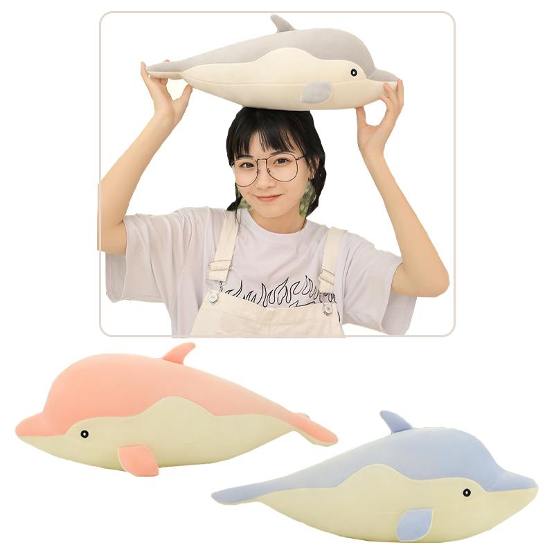 Doll Cute Dolphin Plush Toy Soft Animal Ocean Sea Stuffed Pillow Children Toys