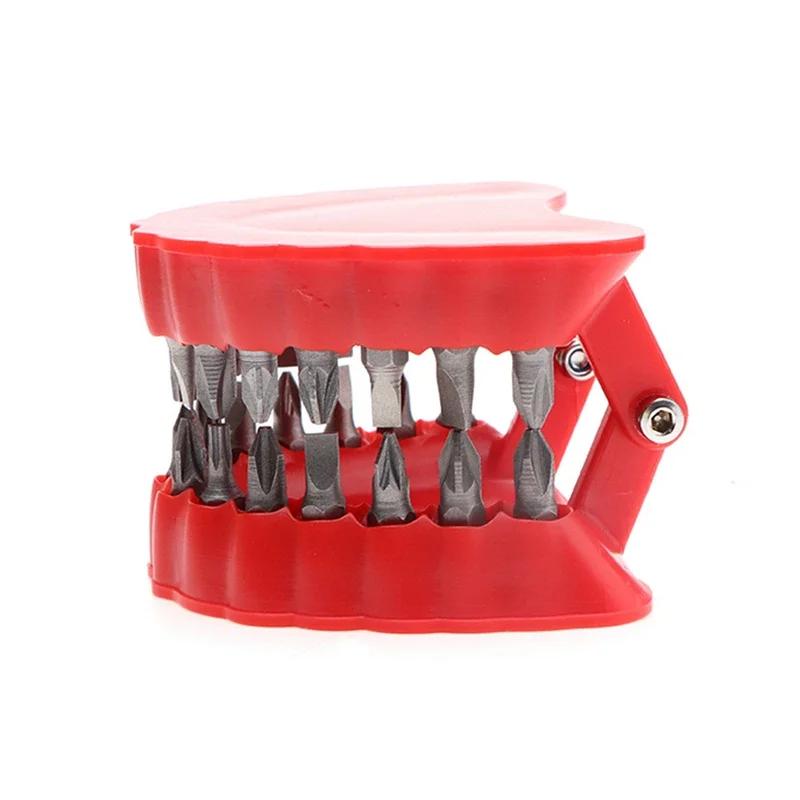 Upgraded Denture Drill Bit Holder For Drill Teeth Model Design Fits 1/4 Inch Hex Bit And Drive Bit Adapter Tools Dropshipping