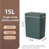 15L Smart Trash Can Automatic Touchless Smart Sensor Sensing Trash Can Waterproof Bathroom Kitchen Bedroom Trash Can