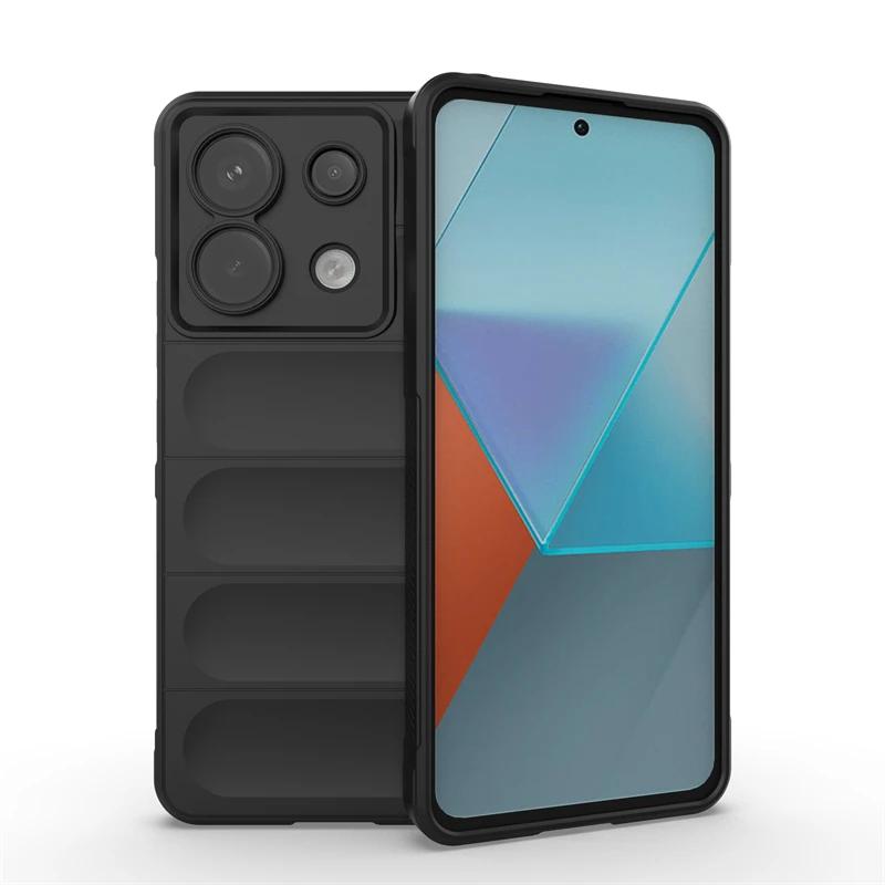 

Для Poco X5 X6 M6 F6 F5 Pro C65 задняя защитная мягкая TPU Fundas Redmi Note 14 13 12 Pro Plus чехол 5G 13c 14c крышка POCO M6 Pro 4G