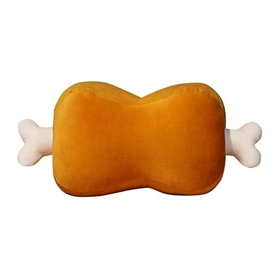 (RONGUI) Meat with Bone Stuffed Toy Meat Cushion 42cm Manga Meat Bone Interesting Goods Children Miscellaneous Goods Mochi (Meat with Bone)
