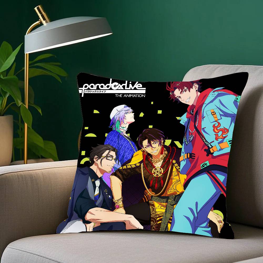 Anime Paradox Live THE ANIMATION Pillow Case Sofa Cushion Cover Room Home Decoration