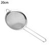 Flour Strainer Mesh With Handle Diameter7/8/10/12/14/16/18/20/22cm Stainless Steel Colander Tea Sifter Kitchen Sieve Filter Tool