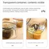 Multi Grid Seasoning Jar Transparent Storage Jar New Seasoning Box  For Salt Monosodium