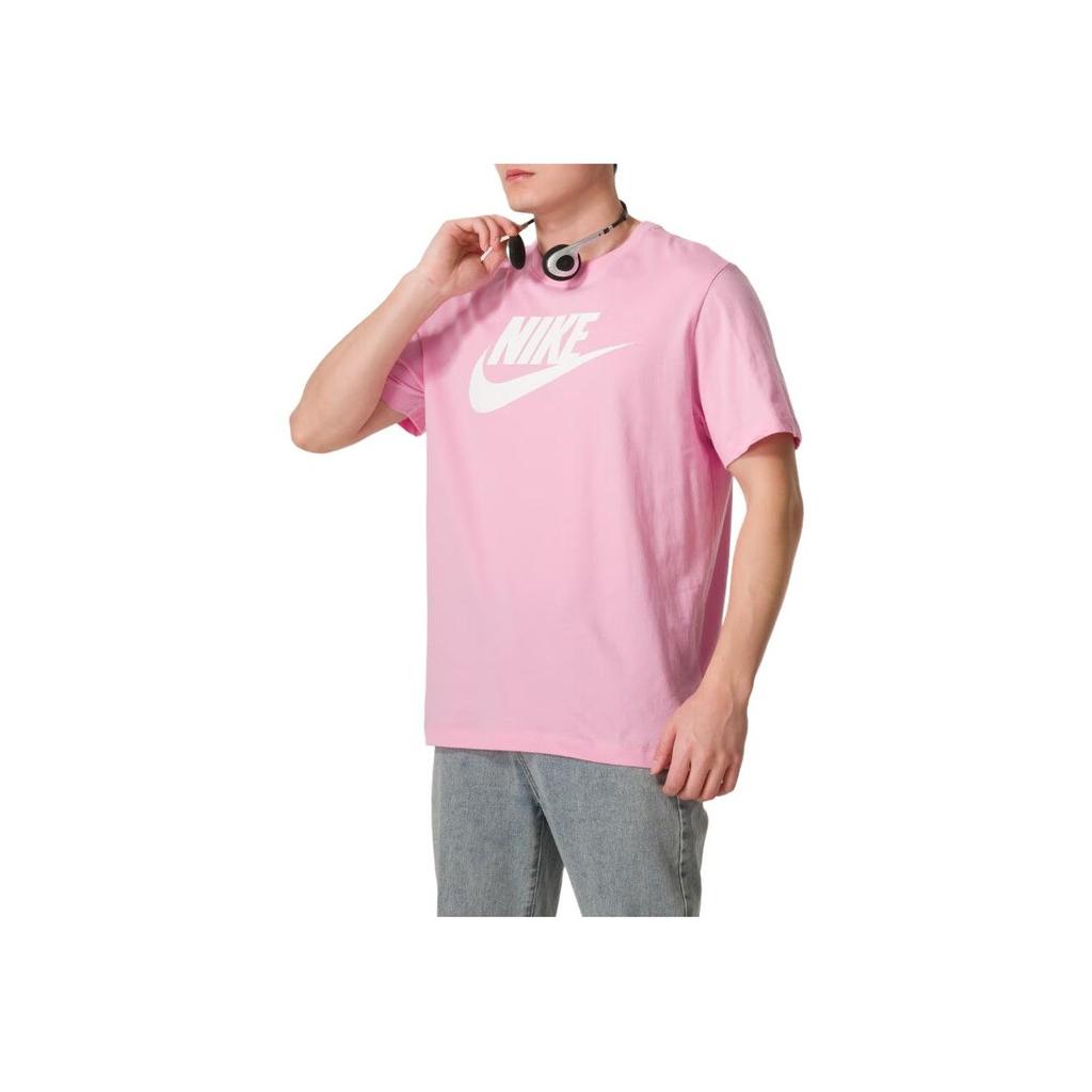 Nike Letter Comfortable Breathable Casual Round Neck Short Sleeve Printed T-Shirt Men T-Shirts Pink AR5005-624