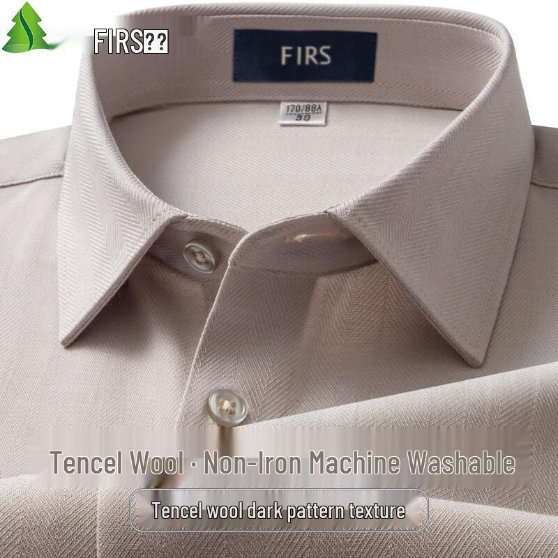 Shanshan Men s Wool Tencel Long-Sleeve Shirt 39