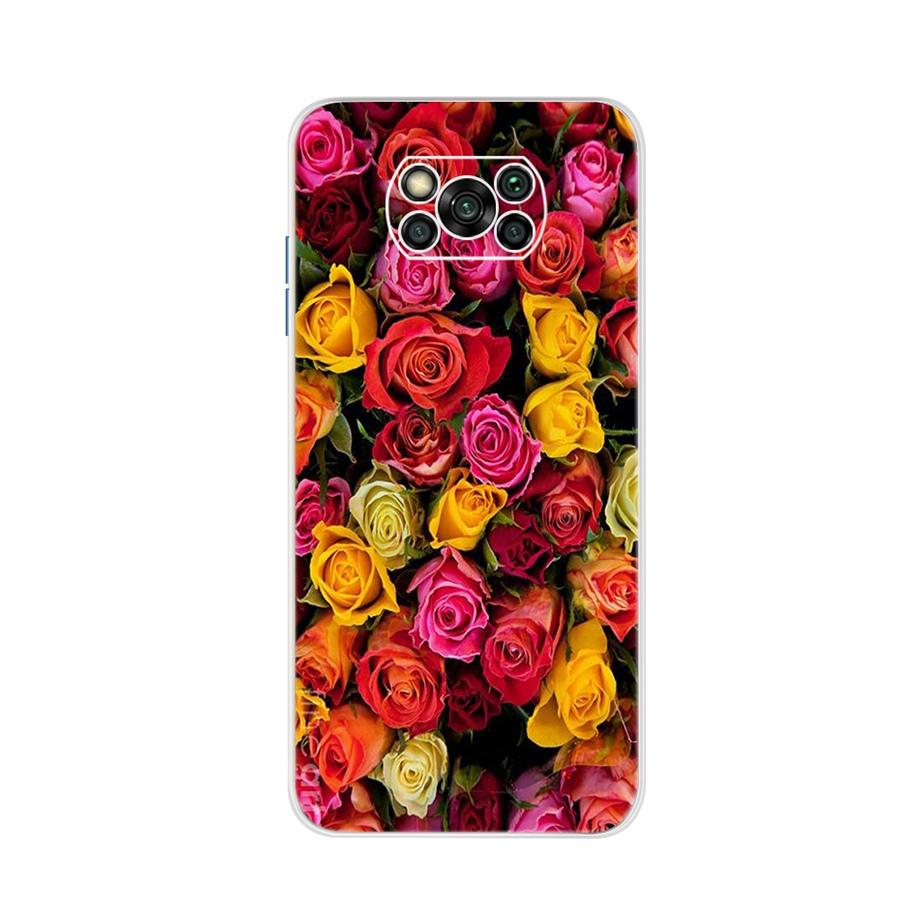 For Xiaomi Poco X3 Pro Back Cover 6.67" Cute Cat Patterns Transparent Bumper Cover For Xiaomi POCOX3 Pro POCO X 3 Cover Fundas