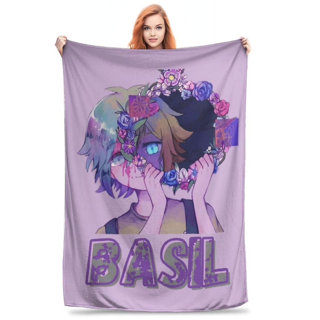 Anime Omori Game  Blanket Cover  Plush Throw Blanket Summer Air Conditioning Printed Lightweight Bedspreads,