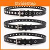Style Hop Hip Belt Punched Pattern Iron Buckle Casual Street Decoration Fashion