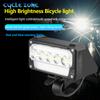 Intelligent Light Sensing Bicycle Headlights TYPE-C Rechargeable MTB Road Bike Front Lights Cycling Flashlight for Night Riding