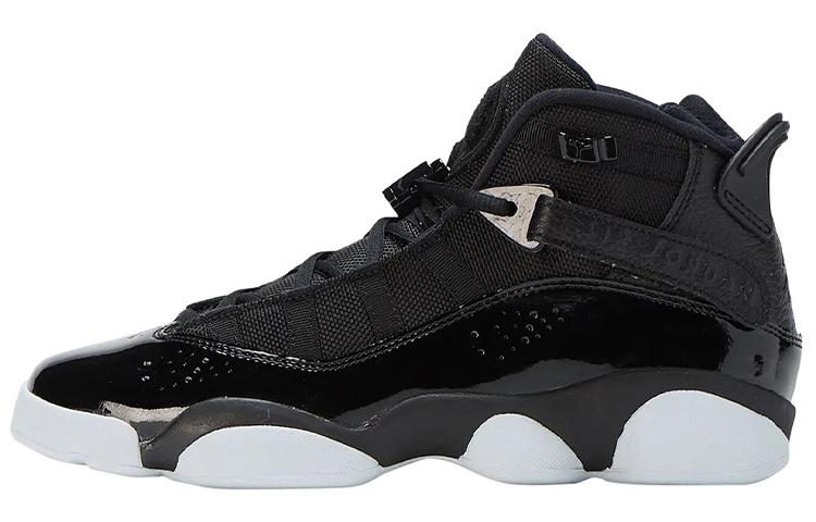 Air Jordan 6 Rings Черно-белый Gs 323419-011 38