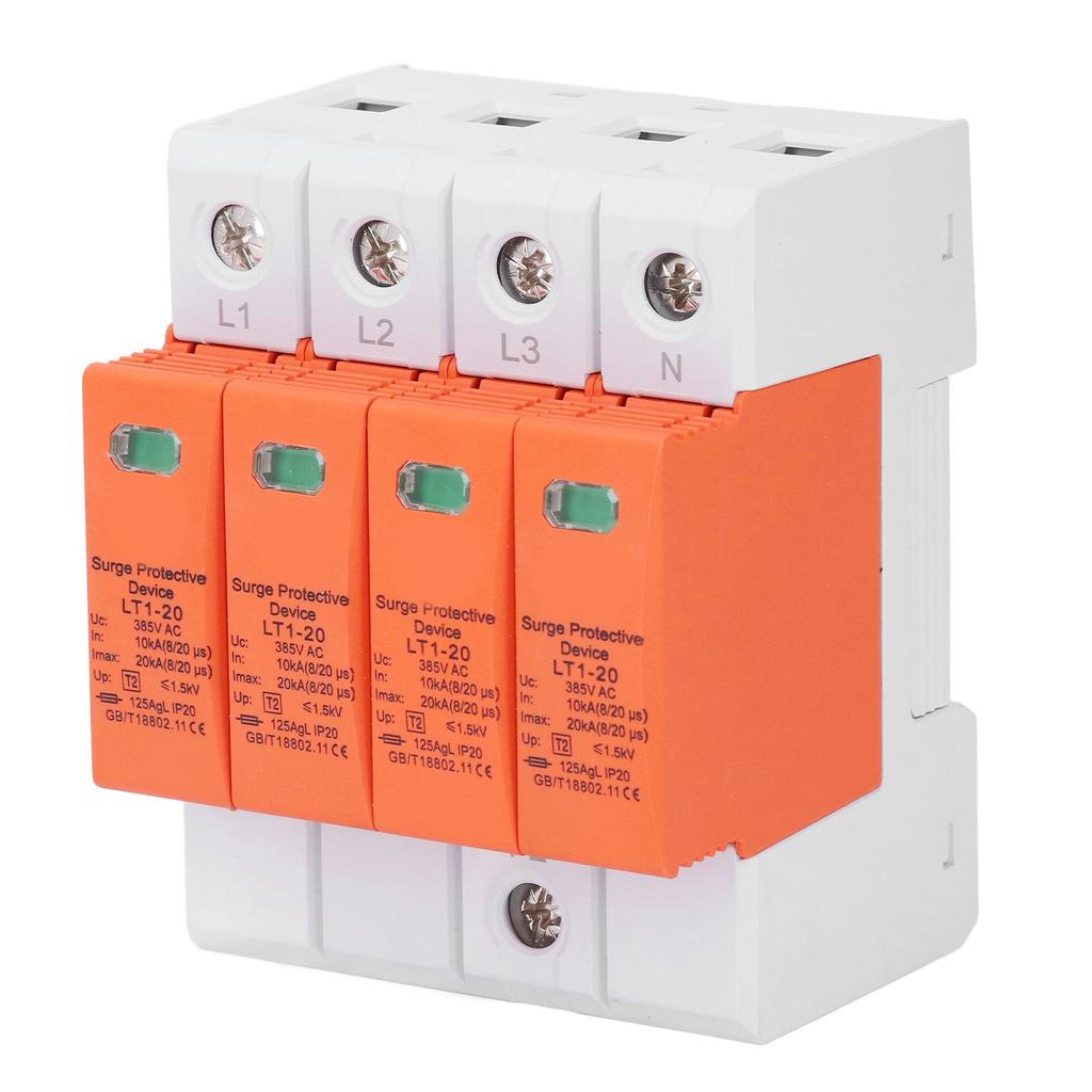 Überspannungsschutzgerät 385VAC 10?20KA 4P Niederspannungs-Ableitgerät
