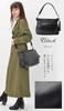 Genuine Leather Shoulder Bag Handbag 2WAY Ariel Plus Lamb Black [Notre Favorie] Women's
