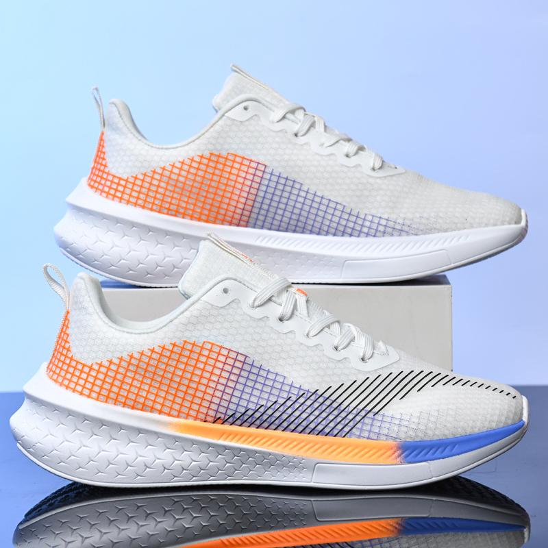 Unisex Sneakers Mesh Lightweight Flat Comfortable Outdoor Walking Training Jogging Shoes Summer Sports Shoes for Men Women