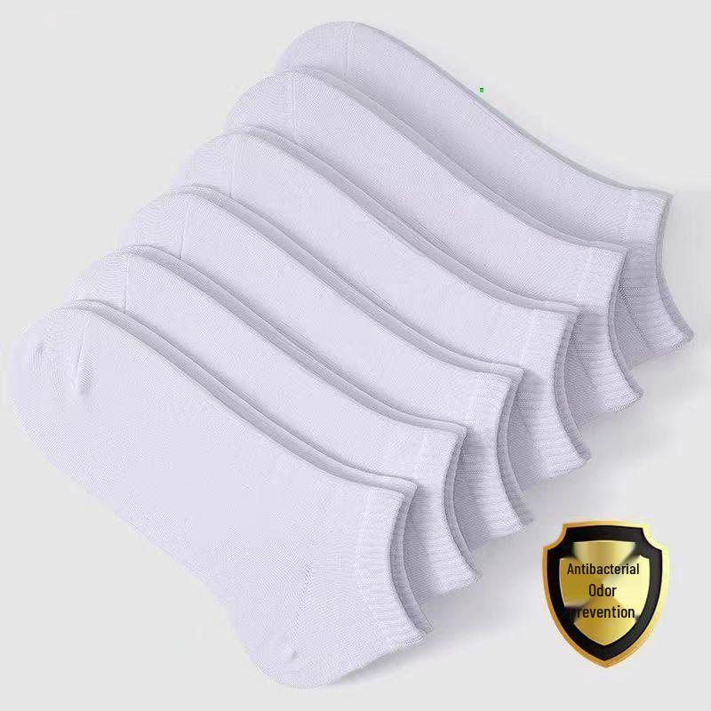 Men's Low-Cut Invisible Boat Socks - Breathable, Thin, Casual Mid-Calf, Summer Sports Socks for Couples