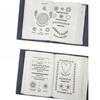 DIY Embroidery Stitch Book with 10 Pages for Hand Sewing and Linen Craft Enthusiasts
