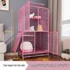 Cat Villa with Integrated Litter Box - Spacious, Secure Indoor Cage for Cats