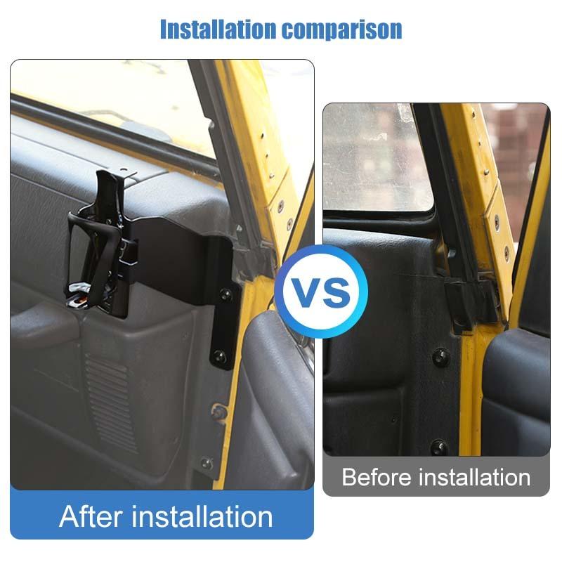 Car Central Console Water Cup Mobile Phone Stand Bracket  Fit For Jeep Wrangler TJ 1997-2006 Car Interior Accessories
