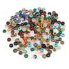 Agates Agates Stone Beads Colorful Lotus  Perforated Beads Big Hole Loose Beads  Girl Gifts