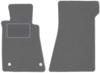 Front Car Mats: Mercedes SL R107 with Catalytic Converter Coupe, Cabrio (1985-1989)