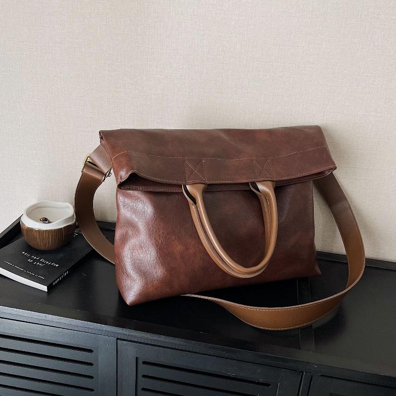 Fashionable Retro Tote Bag with Trendy and Simple Design, Single Shoulder Bag with Large Capacity, Crossbody Bag