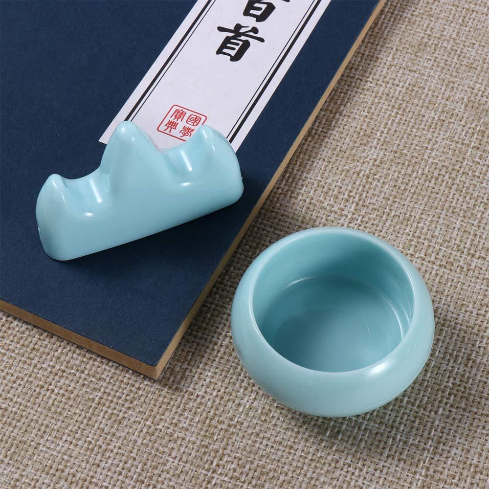 Hill Shape Ink Painting Accessories Writing Brush Holder School Office Supplies Pen Rest Stand