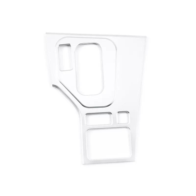 

Для BMW 5 серии E39 1998-2001 гг. Углеродное волокно ABS Хромированные автомобильные аксессуары Интерьер центральной консоли Панель переключения передач Рамка Отделка серебряный