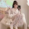Doll Collar Pajamas Women's Long Sleeve Spring and Autumn New Sweet Rabbit Garden Home Clothing Suit Summer