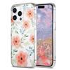 Suitable for Samsung S24ultra Flower Flower Hot Stamping S25 Electroplating Double Layer A54 Drop IPhone Phone Case