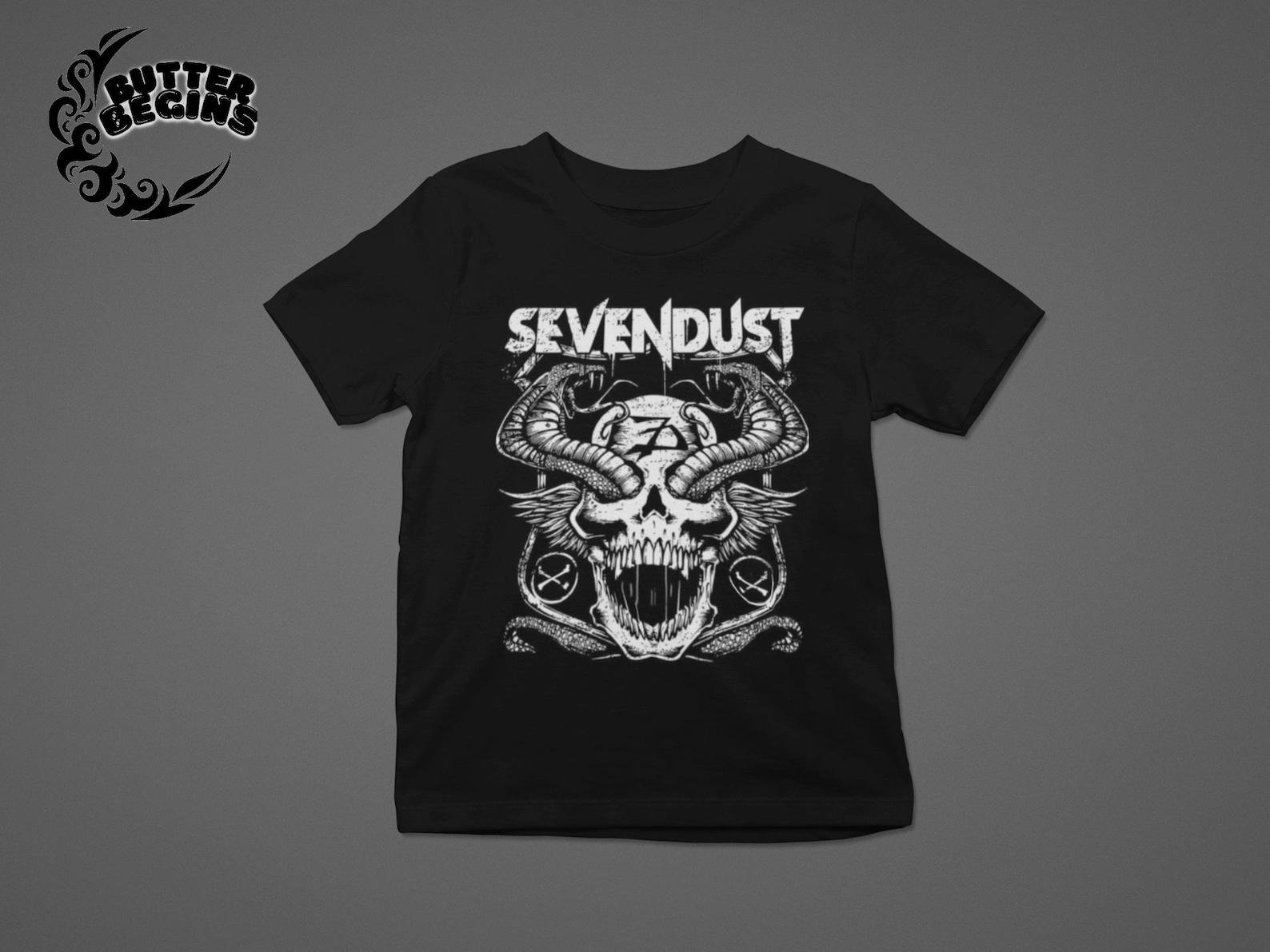 Sevendust T-Shirt – Animosity Album Metal Band Merch Unisex Rocker Clothing S