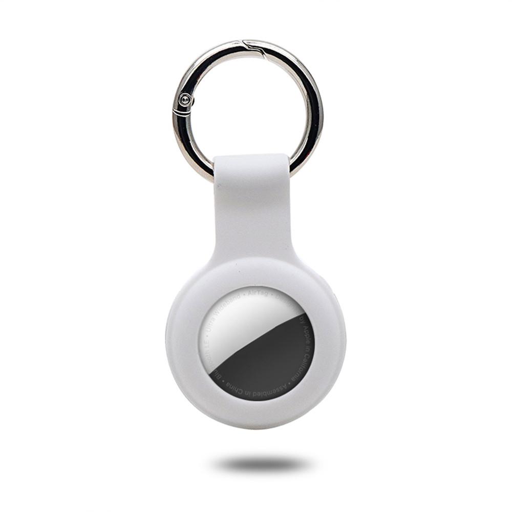 Cover for Apple Airtags Case Liquid Silicone Protective Shell Tracker Accessories Anti-scratch Sleeve Keychain Air Tag Case