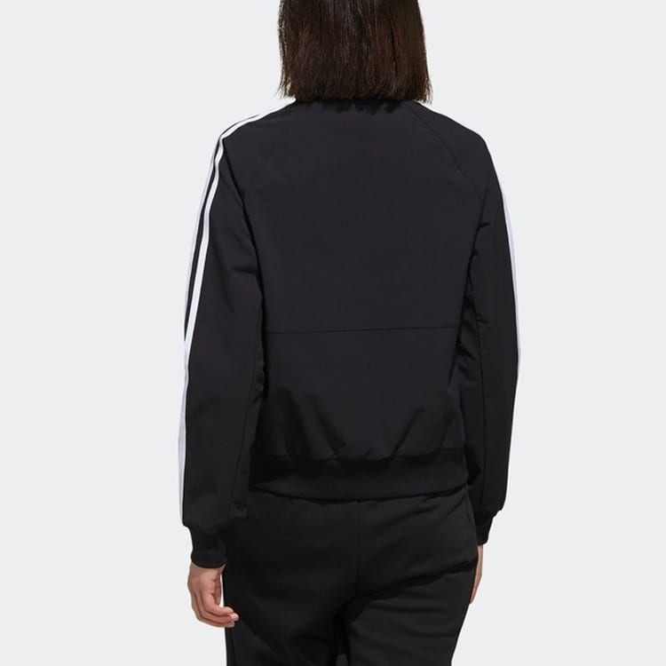 Adidas Jackets Women's Black Baseball Collar Moderate Other FK3511