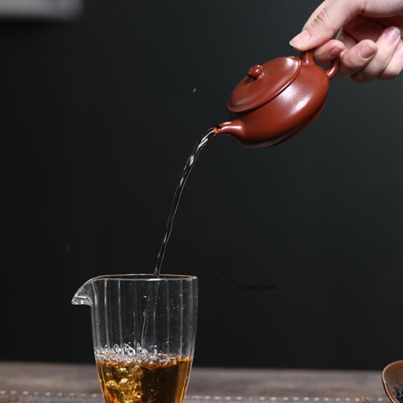 80ml Yixing Purple Clay Teapots Handmade Small Capacity Chinese Zisha Tea Pot Beauty Tea Infuser Kettle Household Tea Set