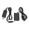 FW50 DC Coupler Black Full Decoding Dummy Battery with USB Adapter Cable for Sony A7R A7 A7S A7S II