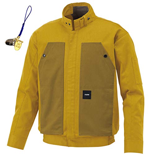 

[Musashino Uniform] Air-Conditioned Workwear, Outdoor, Long Sleeve, Sun-S, Airflow Mesh, 100% Cotton (Sold Separately/With Ukishiro-chan Strap) 099-K