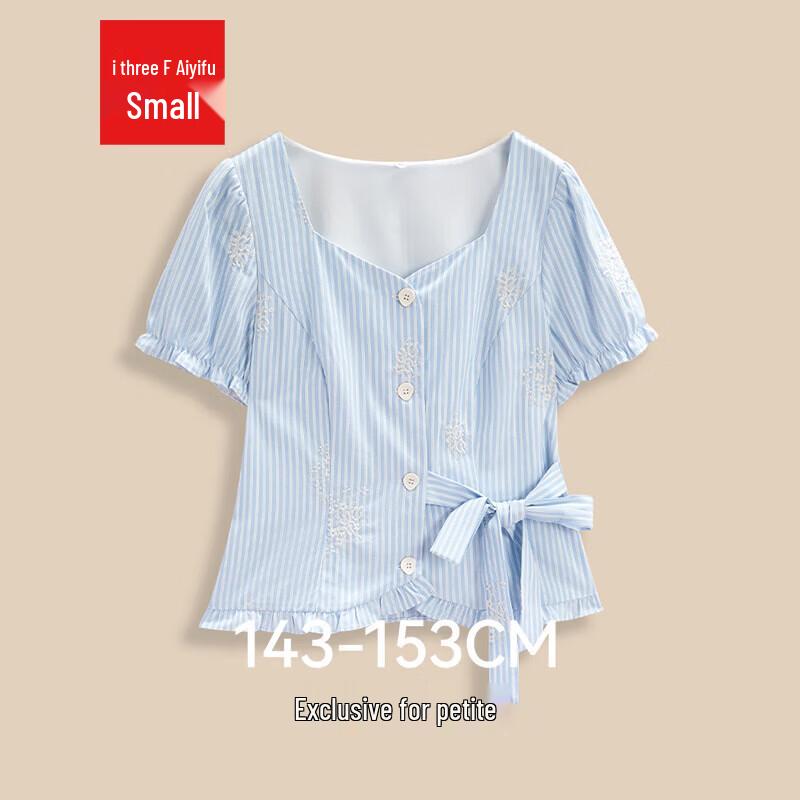 IEF Petite French Style Slimming Summer Blouse S