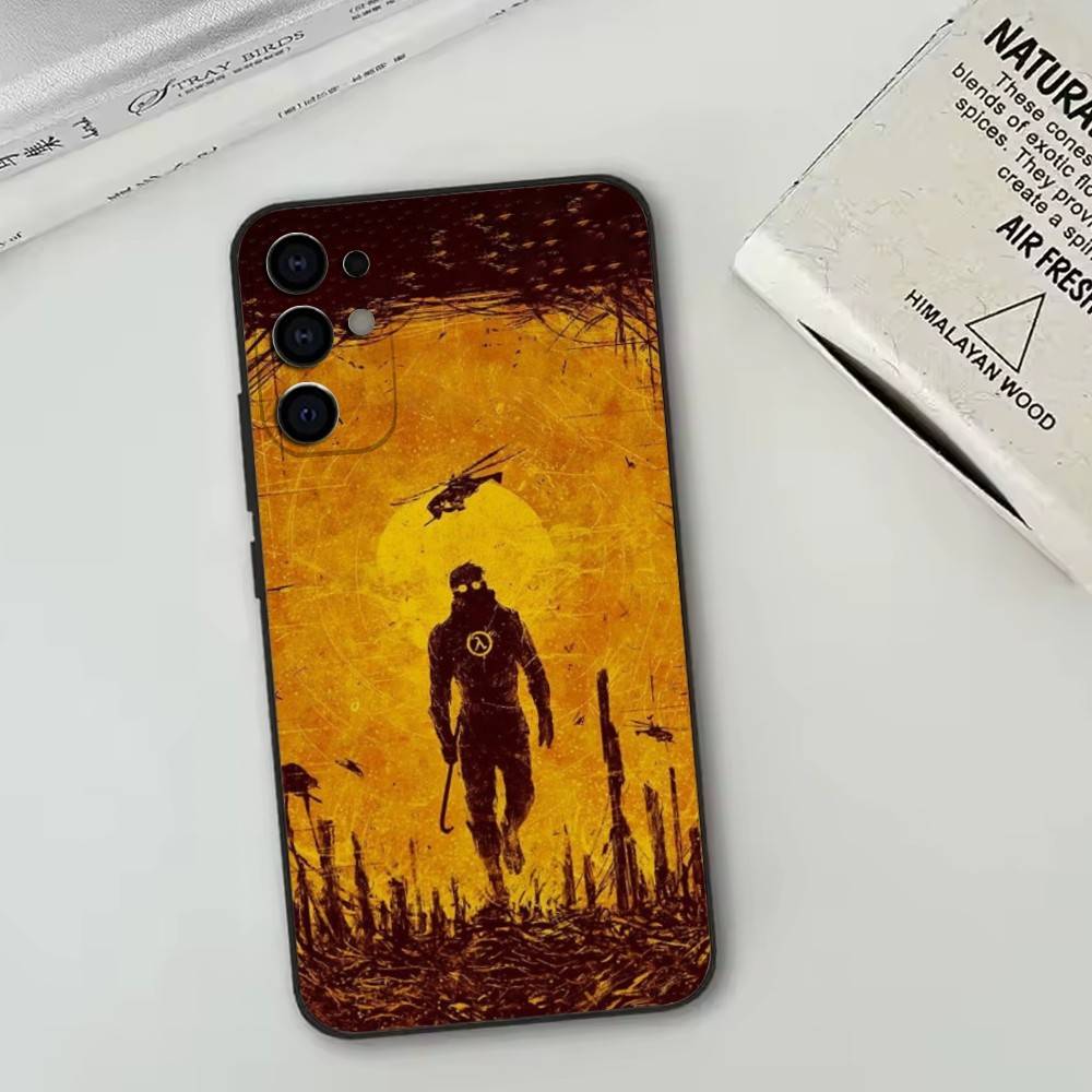 Half-Life   Phone Case For Samsung S25,S24,S21,S22,S23,S30,Ultra,S20,Plus,Fe,Lite,Note,10,Black Cover