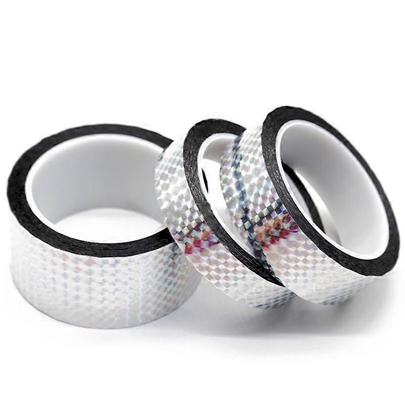 Bird Repellent Ribbon, Reflective Tape for Wildlife Management, Durable and Waterproof Design for All Weather Conditions, Multipurpose Holographic