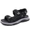 2025 Summer New Latex Soft-soled Sandals Men's Outer Wear Driving Casual Non-slip Beach Shoes Men's Shoes 2025