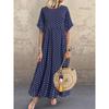 2022 Summer Trend: Plus Size Women's Polka Dot Dress in Fresh European & American Style