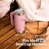 20oz Insulated Coffee Mug Insulated Coffee Mug with Lid, Stainless Steel Double Wall Vacuum Travel Tumbler with Handle gifts